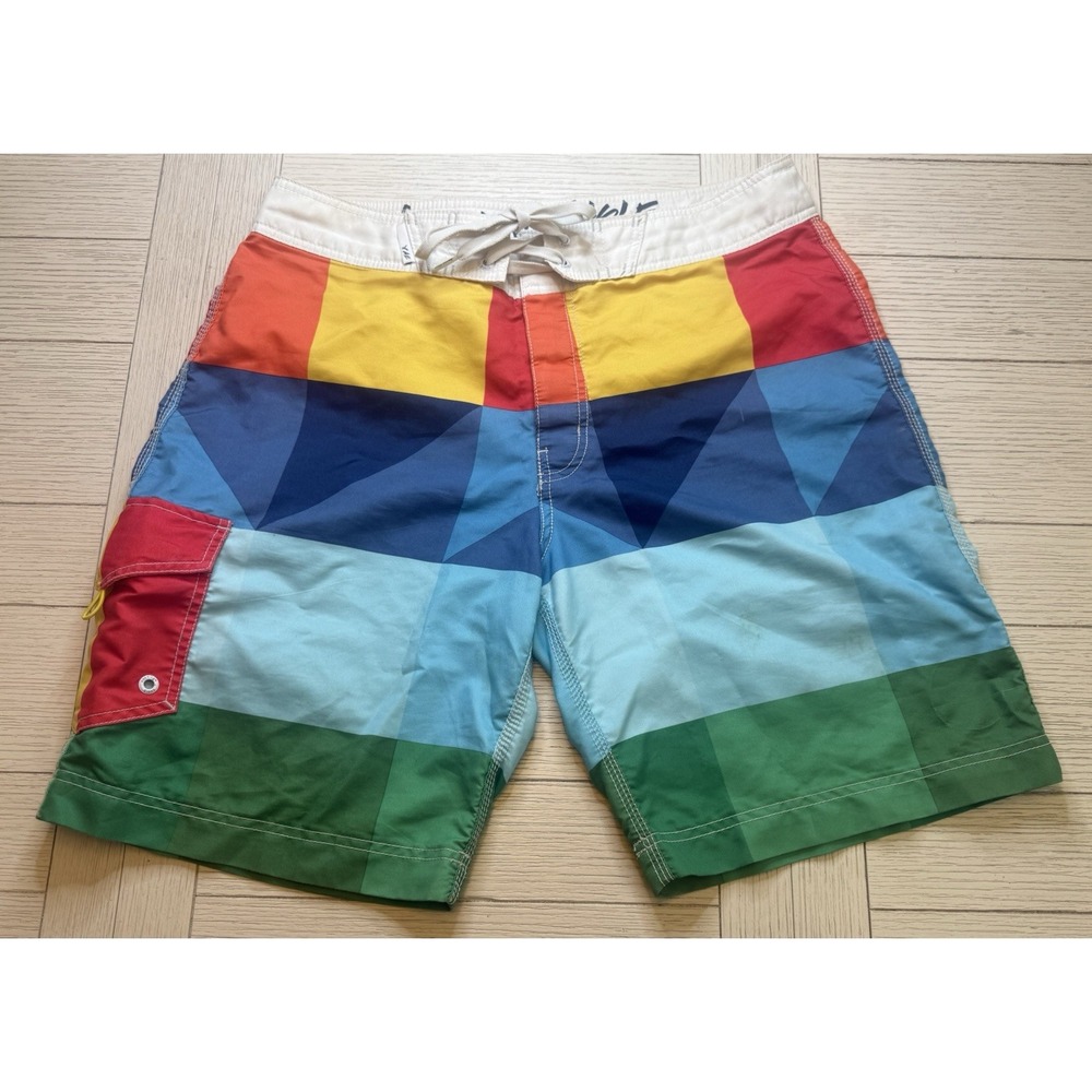 American Eagle Men's Swim Board Shorts. Hook & Loop‎ Close W/ Tie. Sz L